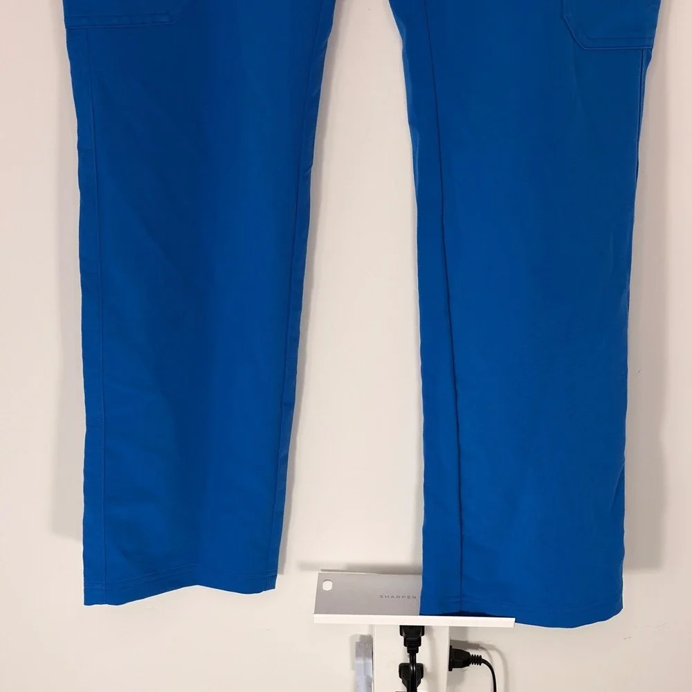 Figs Cairo Cargo Scrub Pants Men's Royal Blue Medical Nursing Doctor Large